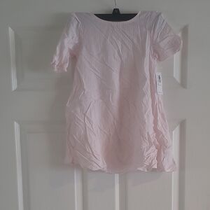 Old Navy Pastel Pink Short Sleeve Girls Dress